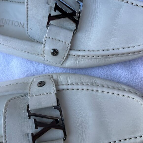 White Louis Vuitton Men’s loafers Monte Carlo size 8EU(9US) - Picture 13 of 16